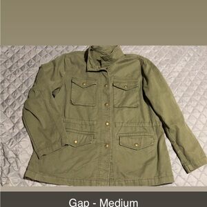 GAP Khaki Green Utility Jacket